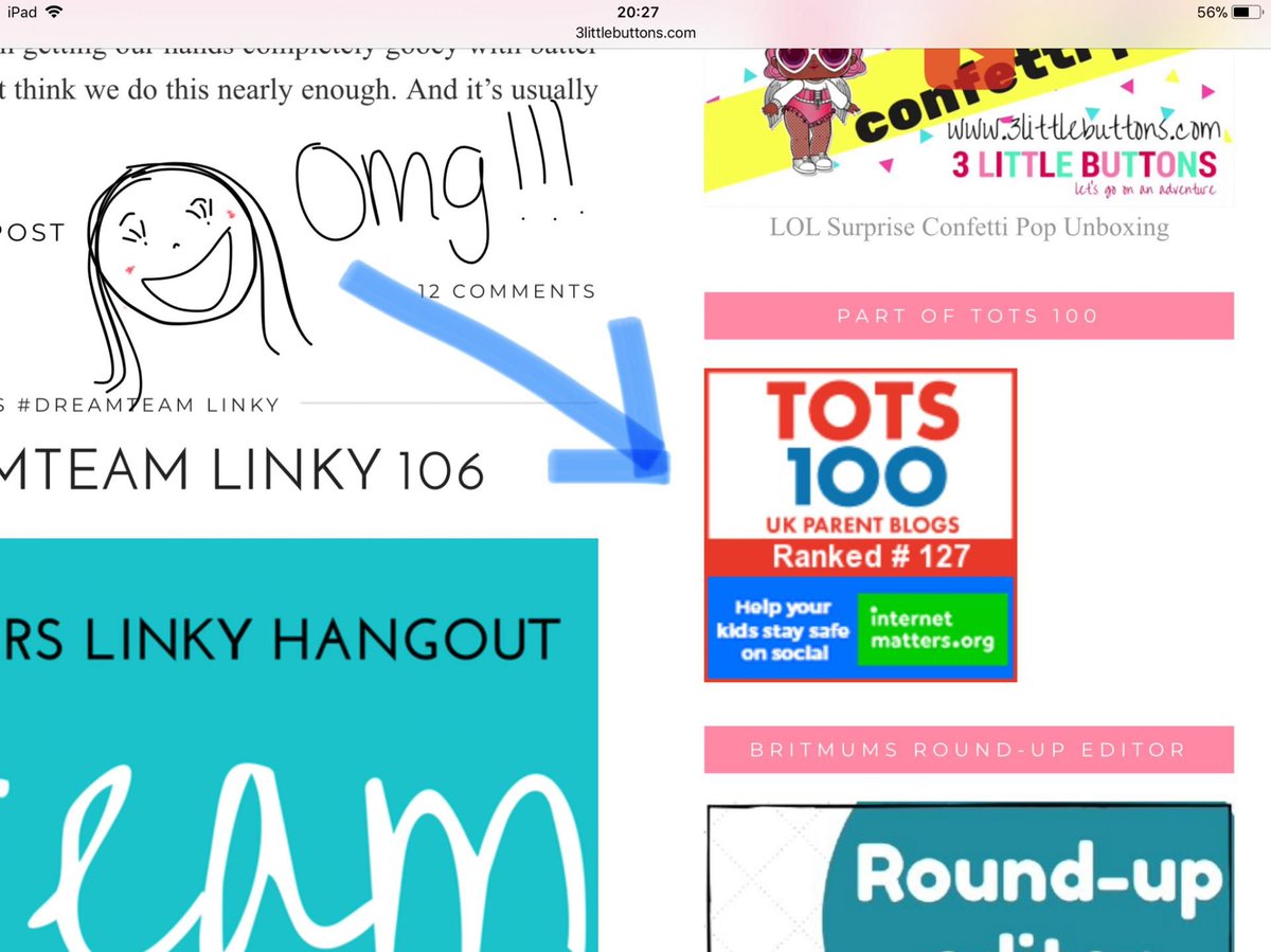 3_LittleButtons's tweet image. Happiness Is A Surprise Tots 100 Ranking buff.ly/2JcZNs9 #pbloggers #blogrankings #tots100