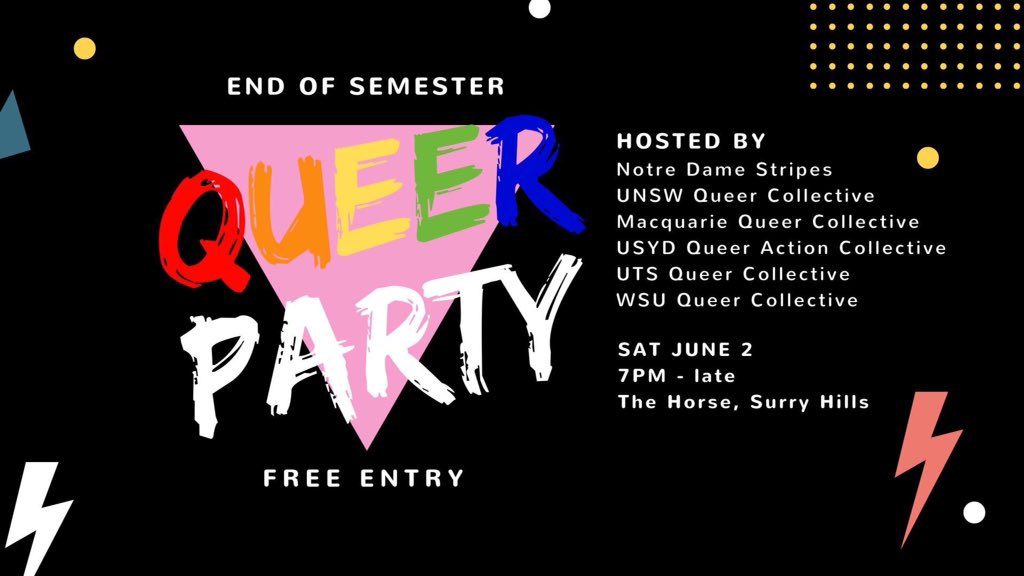 Macquarie University Queer Collective tweet media