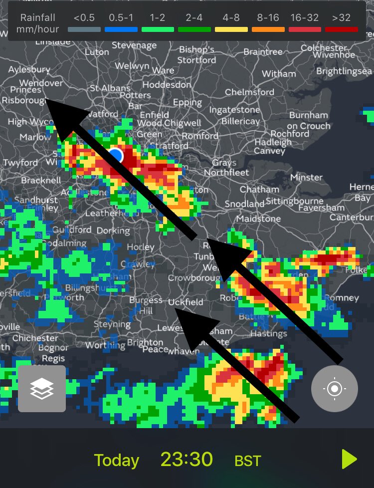 ⚡️Further VIOLENT #thunderstorms on the way!