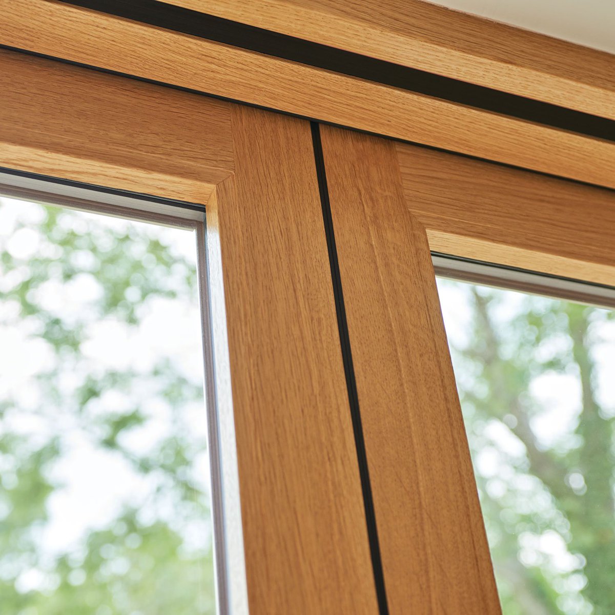 #itsinthedetails Centor Integrated Doors use thermally-improved aluminum with a fully wood-lined interior which reduces temperature transfer between the inside and outside of the home, thereby reducing condensation on the inside of the doors.
