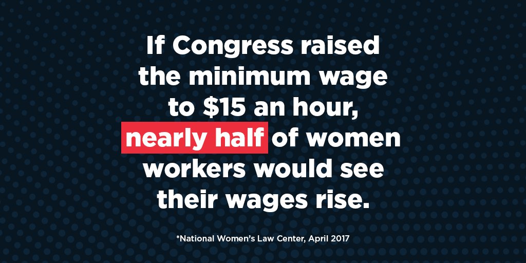If we raised the minimum wage to $15 an hour, four million Black women would see their incomes rise. Do you agree it’s time to make our country’s minimum wage a living wage?