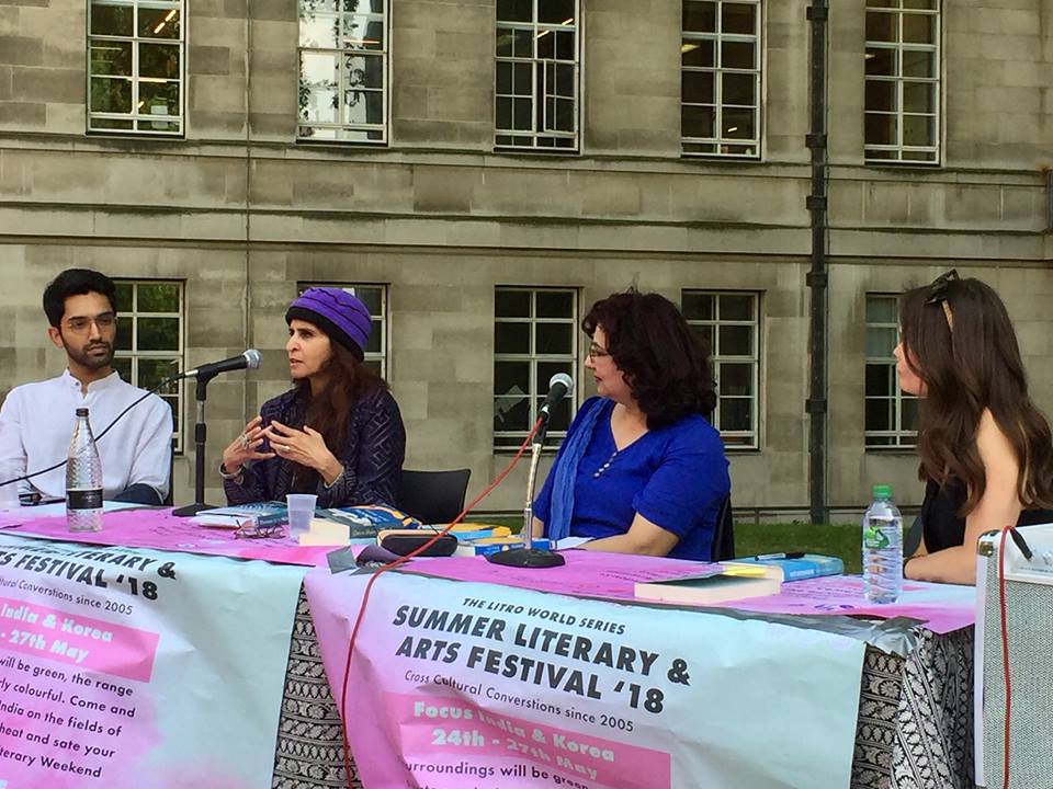 QaisraShahraz's tweet photo. Had wful time @LitroMagazine festival @SOAS with Valerie @JacarandaBooks @RuffneckRefugee @marylynnbracht discussing our #books #literature #publishing #WritingAndLiving & #DiversityIsStrength enjoyed chairing panels, reading from my 'The Concubine & The Slave Catcher & exchaning https://t.co/OgkY29Nhdl