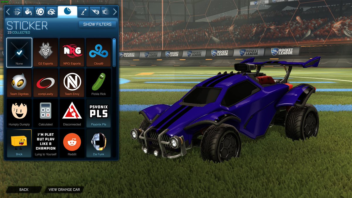 How To Put A Decal On A Car In Rocket League / Rocket League Custom