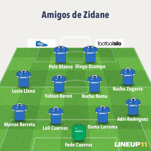 11 inicial de la segunda victoria del campeonato.
