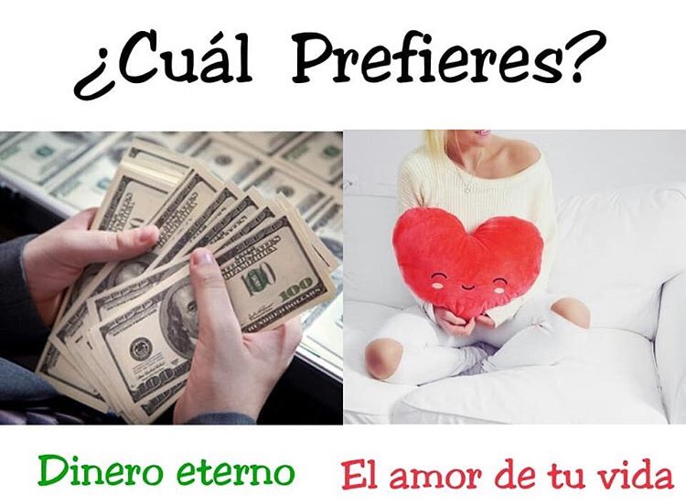 TVN Panamá on X: "¿Cuál escogerías tú? 1) Dinero para toda la vida 💵💵💵  2) El amor de tu vida https://t.co/nuXDXI9IG2" / X