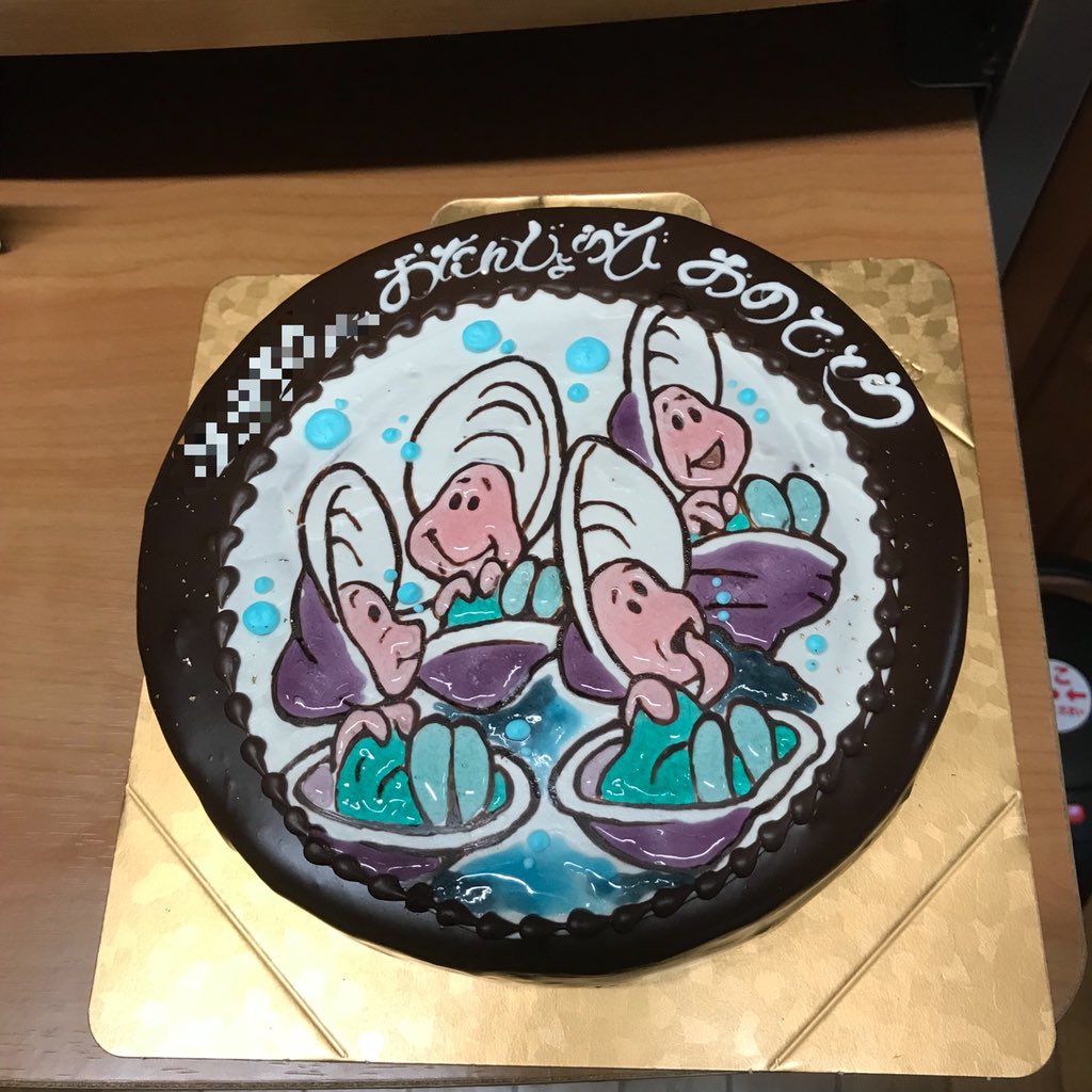 五位鷺堂 V Twitter 昨日少し早いけど息子の誕生日のお祝いをしました 弘前のパティスリーブランさんで作ってもらったケーキ可愛すぎる
