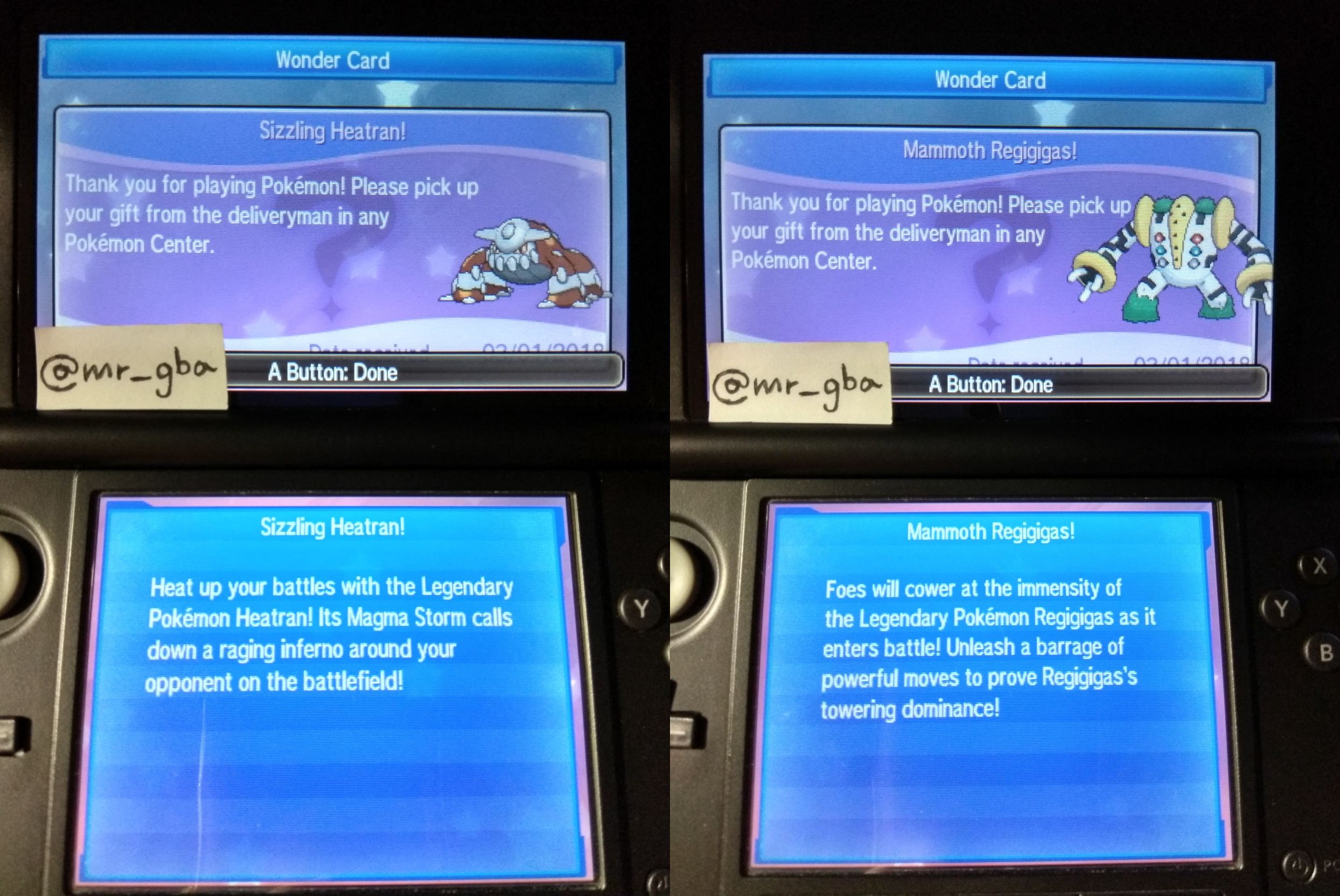 Mr Gba Pa Twitter 出 米国 欧州ゼルネアス イベルタルのコード 欧州エンテイ ライコウ ヒードラン レジギガス配信 欧州色違いのジカルデwi Fi配信6月予約 海外の配信代行受け取りできます 求 ルギアのコード セレビィのコード 中古gbaポケットモンスター