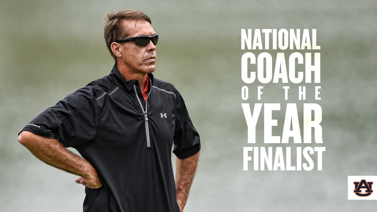 AuburnMGolf's tweet photo. Huge S/O to head coach Nick Clinard for being named a finalist for National Coach of the Year! 👏

📰 » https://t.co/zQlPHSrpRE

#WarEagle | #NCAAGolf https://t.co/k3lfSOSoW0