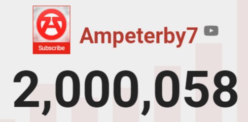 ¡2 MILLONES DE SUSCRIPTORES!
Muchisimas gracias a todos ❤️🎉
...
¡Esto solo acaba de empezar! 🤓
*RT PARA PARTICIPAR EN EL SORTEO MÁS GRANDE DEL CANAL!*
ampeterby7.chollometro.com