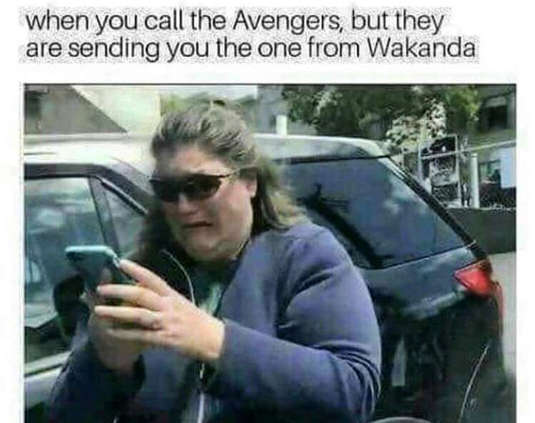MemeMotherLover's tweet photo. #WakandaForever #BlackPanther #Avengers #meme #memes #funny #funnymemes #mememotherlover https://t.co/FWJk2dtnUC
