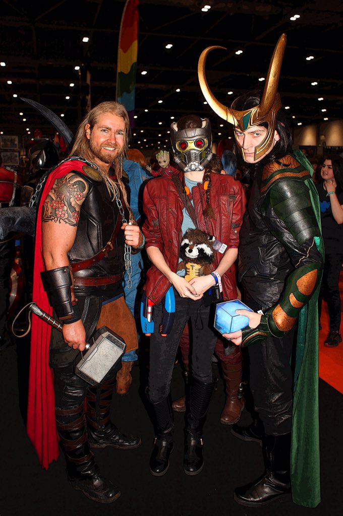 Day 2 #mcm #mcmlondoncomiccon #londoncomicon2018 #cosplayer #cosplayerofficial  #londoncomicon #femalecosplayer #femalecosplay #selftaughtspecialfx #specialeffectsmakeup #sfxmakeup #specialeffectsmakeup #specialeffectsmakeupartist #Thor #Loki #Groot