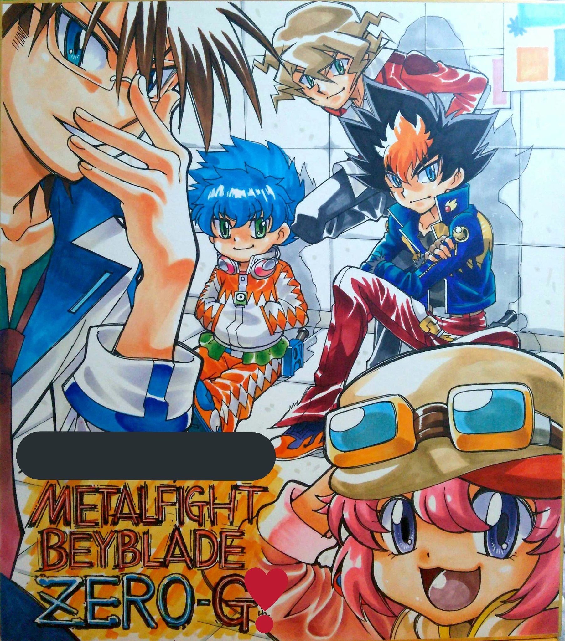 牧肉 ももこ メタルファイトベイブレードzero Gのどうしていいかわからない色紙 T Co Bwrg0apidu Twitter