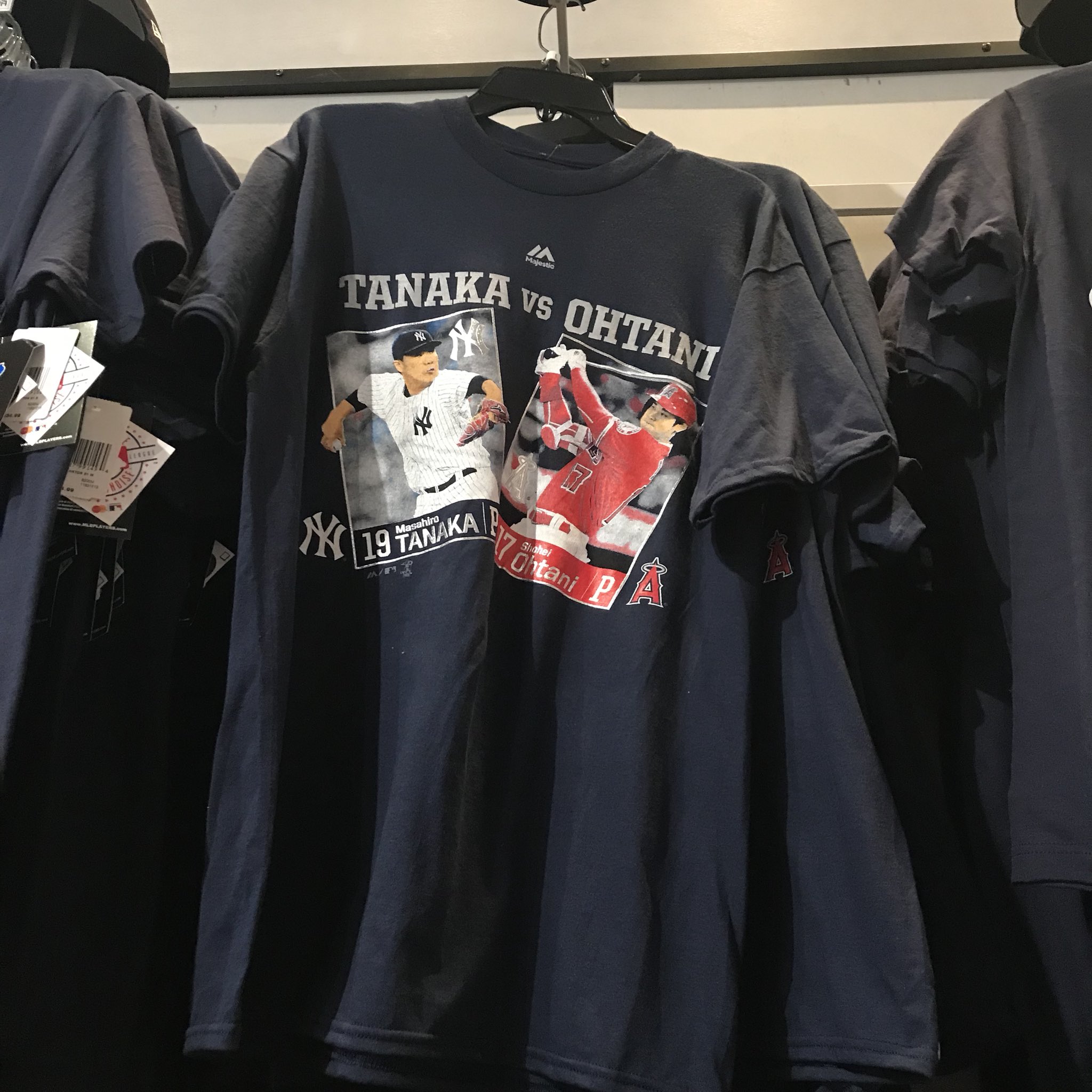 大谷翔平　田中将大 レッドソックス　ヤンキース Tシャツ Hiroko Akagi / 赤木ひろこ on X: 