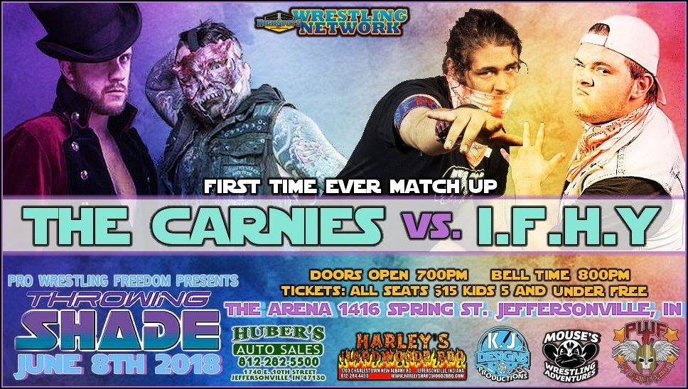 ShawnKempYeahFr's tweet image. June 8th the Carnival set up shop in Jeffersonville. June 8th IFHY burns the tent and leaves @TheCarniesTN in an ash of what they built.

#IFHY 
#ImADawg 
🥤🐺🐶 vs 🎪👹🎩