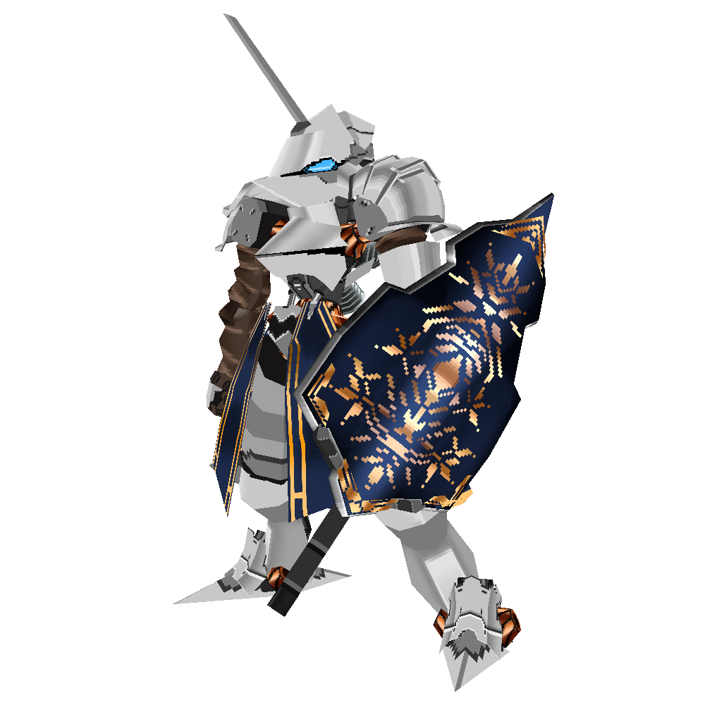 tromak_'s tweet photo. Shield "Heater" upgraded to "Crest".

#b3d #lowpoly #mecha https://t.co/QR5WmAYDL5