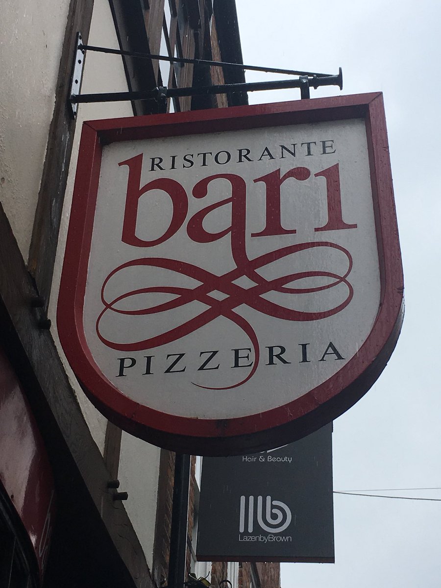 We’re in England, and Chris ate at this restaurant. The jokes write themselves.