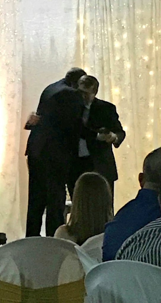 Ahora en la presentación del yaucano del año, Sr. Santos Manuel Ruiz Pietri. #ParaMiGenteLoMejor #MiLuchaEsPorTi #Víctor2020