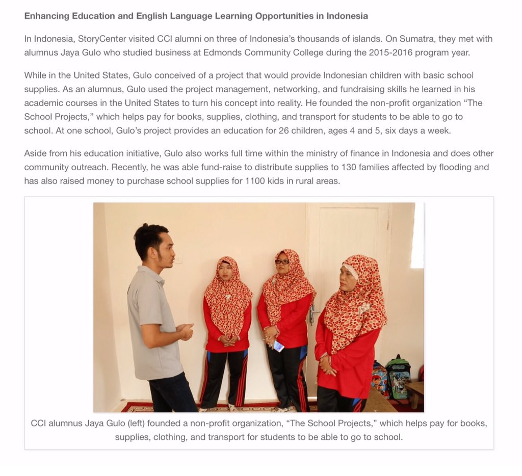 theschoolprjct's tweet photo. Thank you Allison, Marie, and Tatiana of @StoryCenter and @StateDept to visit program #CCIAlumni and create impact feature video on the 10-year anniversary celebration of @CCIprogram in Indonesia.

Link:
https://t.co/L3wMuqRulK

@ExchangeAlumni
@FulbrightID
#ExchangeAlumni https://t.co/NK059LpOwa