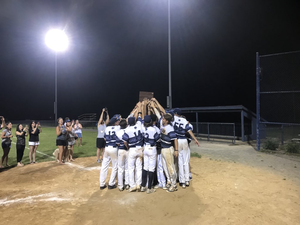 MPFriarBaseball's tweet photo. Friars win 13-3 over EA to capture 2nd straight state title. Offshack(4rbi)big bases clearing 3b to break it open. Devereux 2hits, White 2rbi. Corcoran goes distance 1er, 3hits, 4k to get the W. @ozoneinq @DLNSports @MPFriars https://t.co/oNKDNBQQ8G