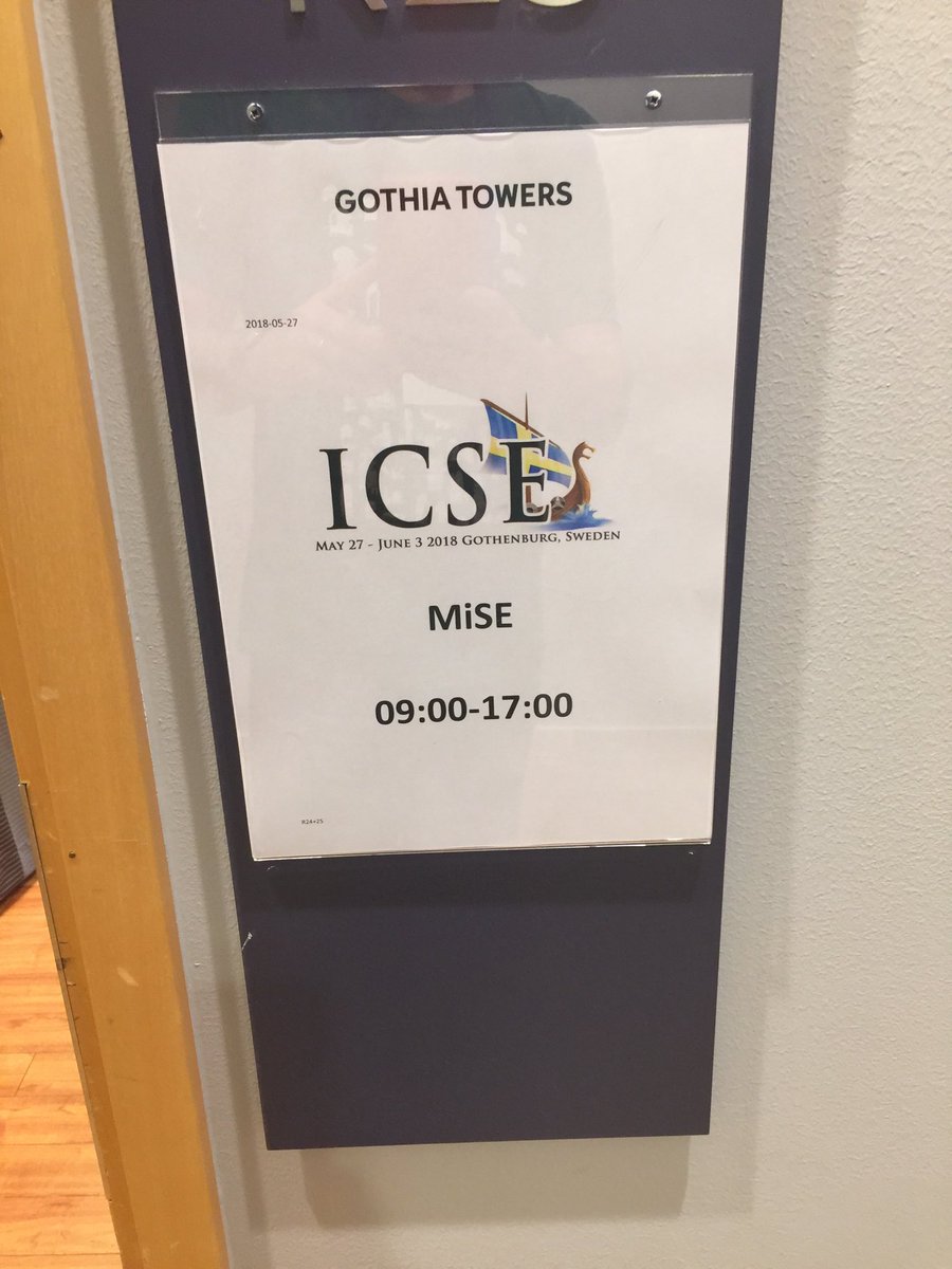 richpaige's tweet image. #MiSE’18 #icse18 ready to go