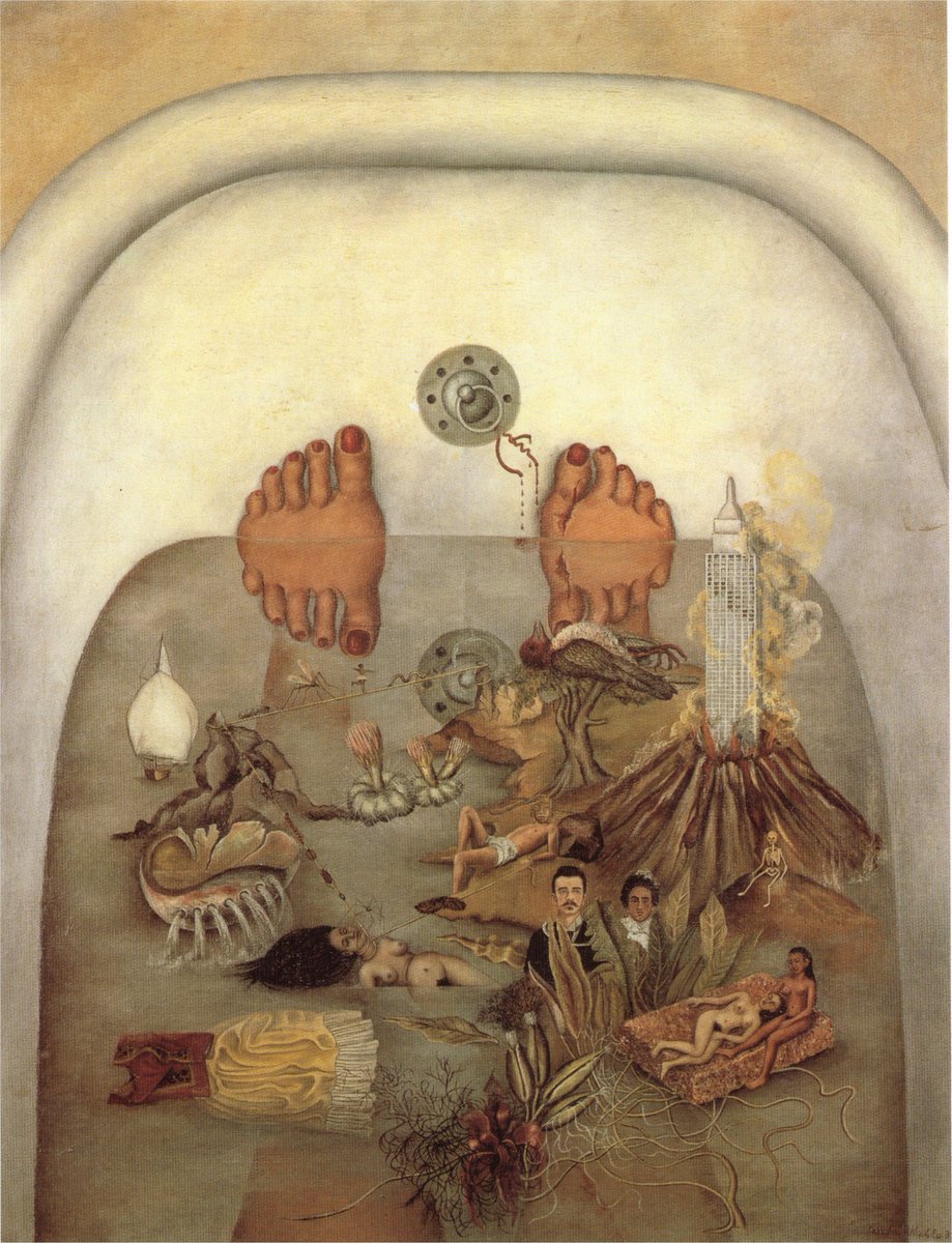 womensart1's tweet photo. What the Water Gave Me, 1938 by Frida Kahlo #womensart https://t.co/KoR5BbpmYP