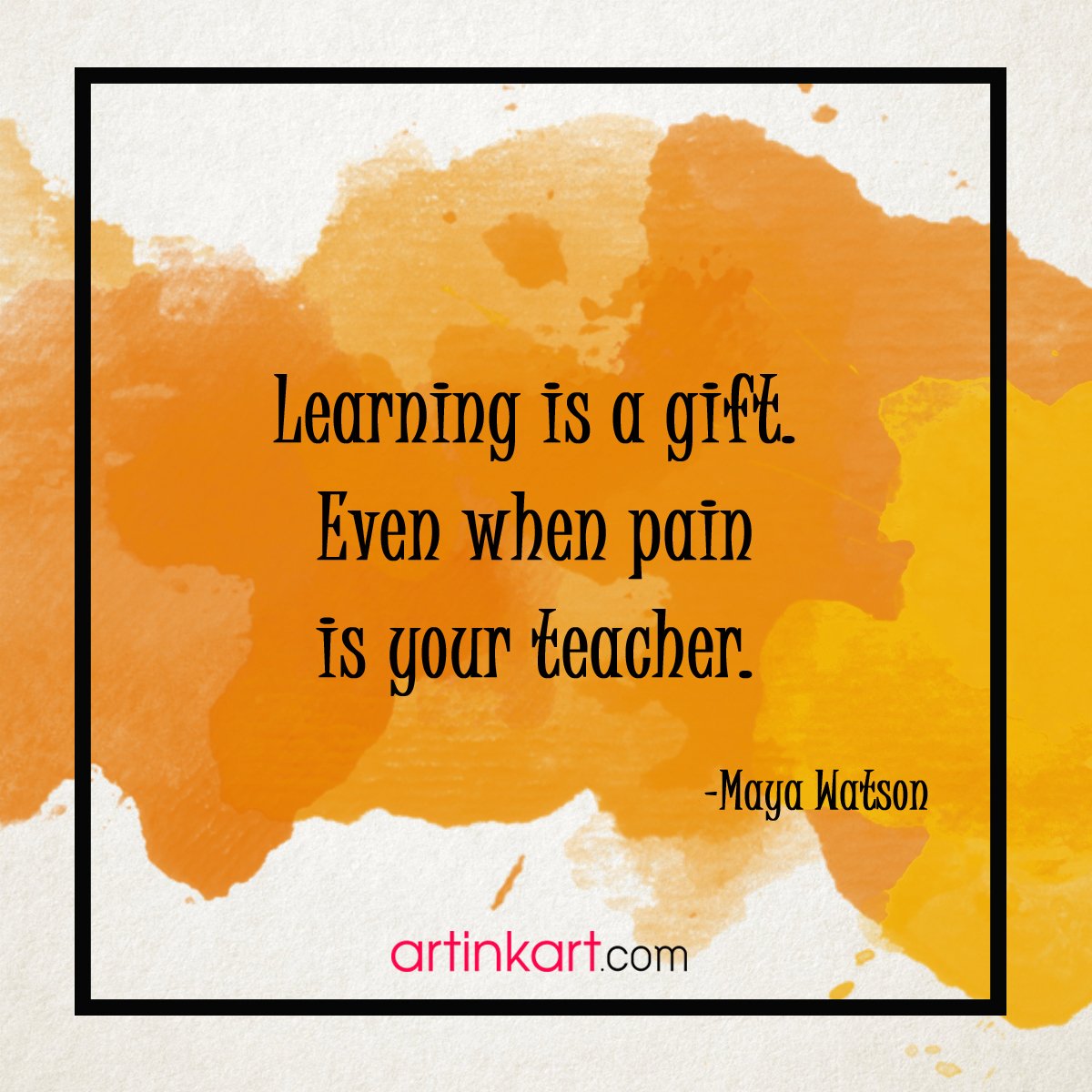 ArtInKart's tweet photo. #157FoodforThought
#artinkart #MotivationalQuotes #poster #quoteoftheday #RealMe1 #twitter #quoteoftheday #StartupIndia #Delhi #Mumbai #hyderabad #chennai #Bangalore #onlinebusiness #onlineshopping #Kolkata #India #Motivation #burn2feed #Inspiration #inspire #inspired #quotes https://t.co/H4jGp1SgDj