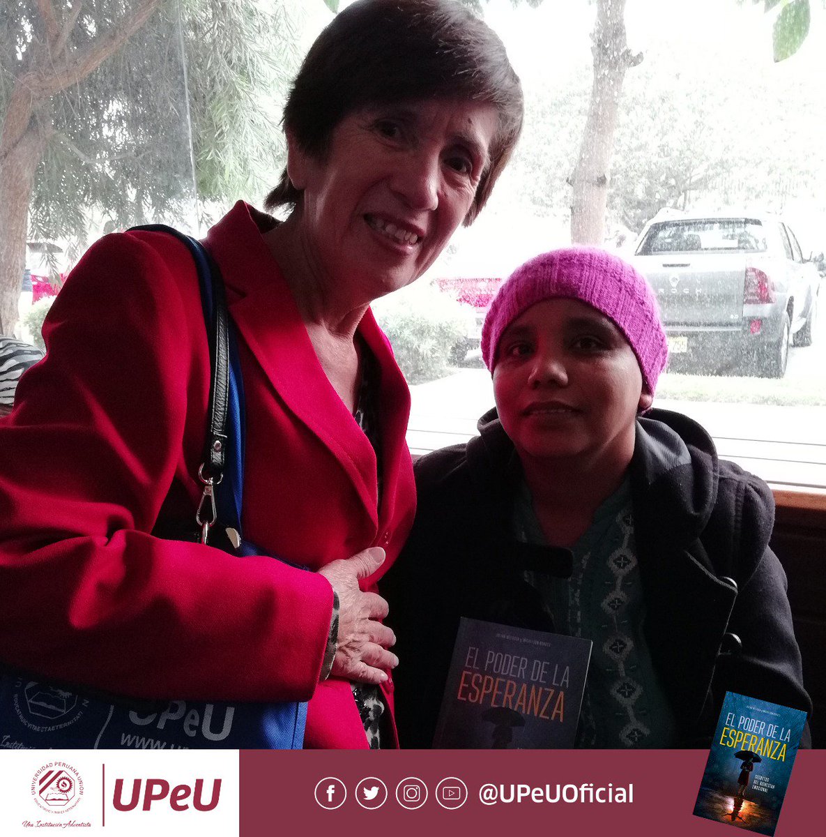 UPeUOficial's tweet photo. #ImpactoEsperanza #UPeU personal de la Escuela de Posgrado repartieron el libro #ElPoderdelaEperanza en el Instituto Nacional de Enfermedades Neoplásicas 🙏📘 https://t.co/LwItKi6feb
