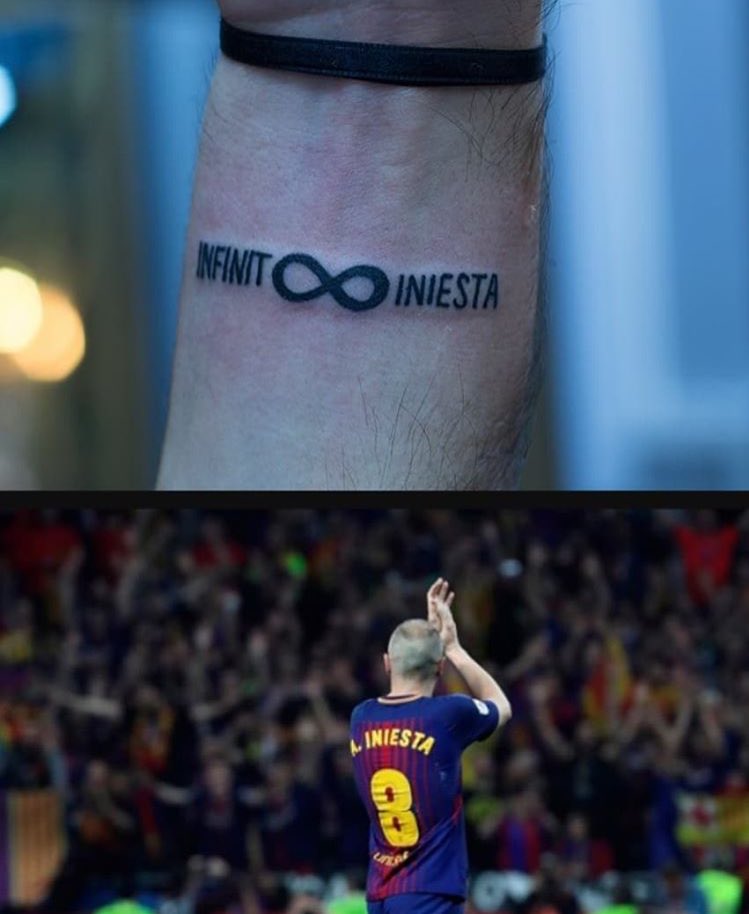 chatrantattoo's tweet photo. Iniesta Infinit #Iniesta8Infinit @andresiniesta8 https://t.co/o6ARvQiMDC