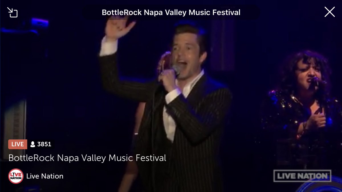 Pretty rad... Watching The Killers live from the comfort of my living room! Clean bathrooms, free wine, and no traffic after the show! Thanks <a href="/BottleRockNapa/">BottleRock Napa</a>