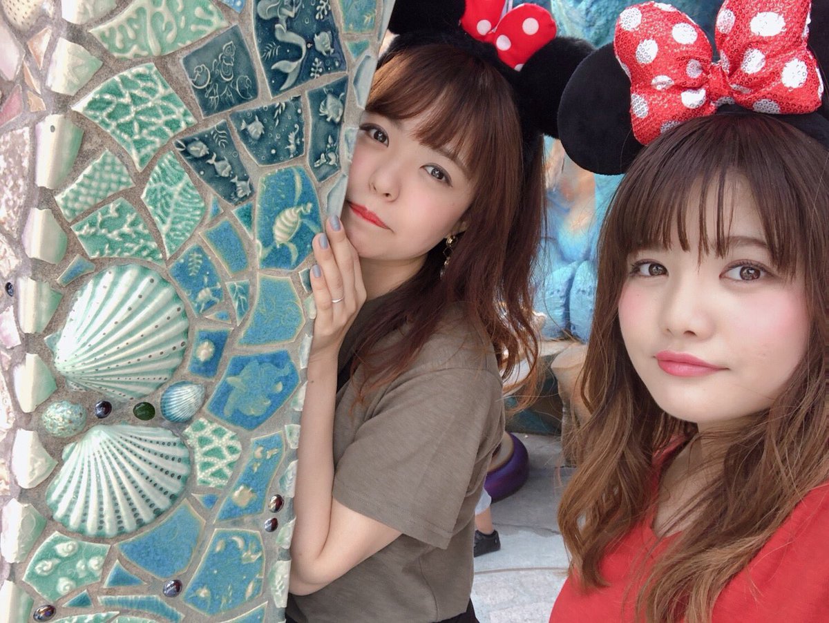 yur335's tweet photo. 美春とのディズニーが楽しすぎたから写真上げておくね💋 https://t.co/1ce2bii4ve