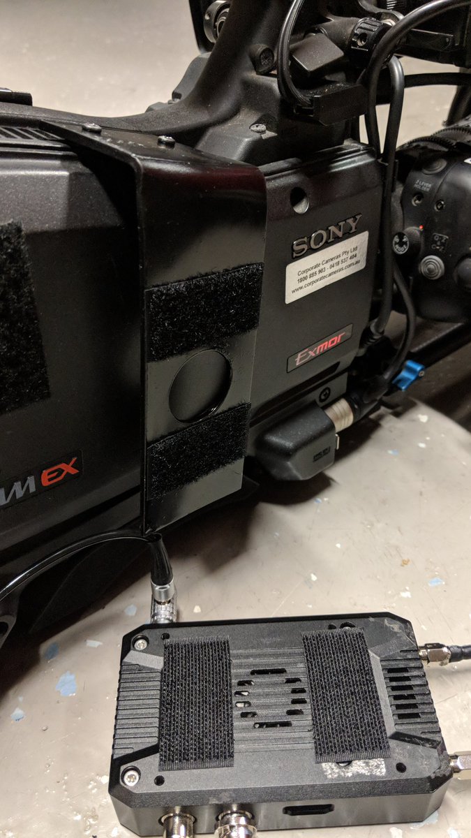 CorpCameras's tweet photo. How to mount an awkwardly shaped transmitter:

An aluminium strip, a bench vice, a hacksaw, can of black spray paint, a hammer and a lot of swearing.

Happy with the result though!

#vaxis #vaxisstorm #wannabeengineer
#problemsolved https://t.co/hiZafZ4hOL