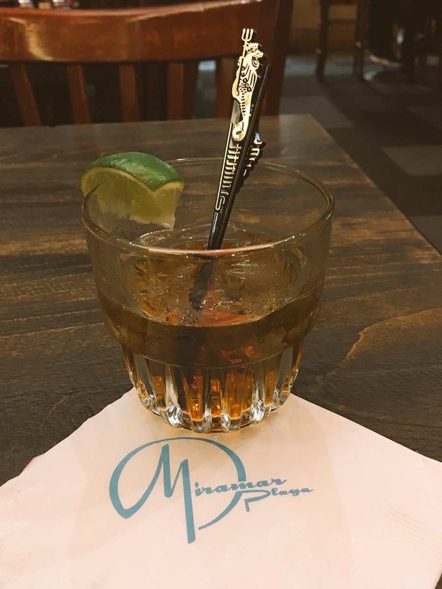 cavintagelady's tweet photo. You scrumptious delicious treat you!!! So smooth...@MiramarPlaya #cubalibre I love saying Cuba Libre. #theatlantislounge #skewer #cocktailnapkin #magiccity #setprops Ain’t she a beaut! 🌹 https://t.co/9FQ1pcVuyF