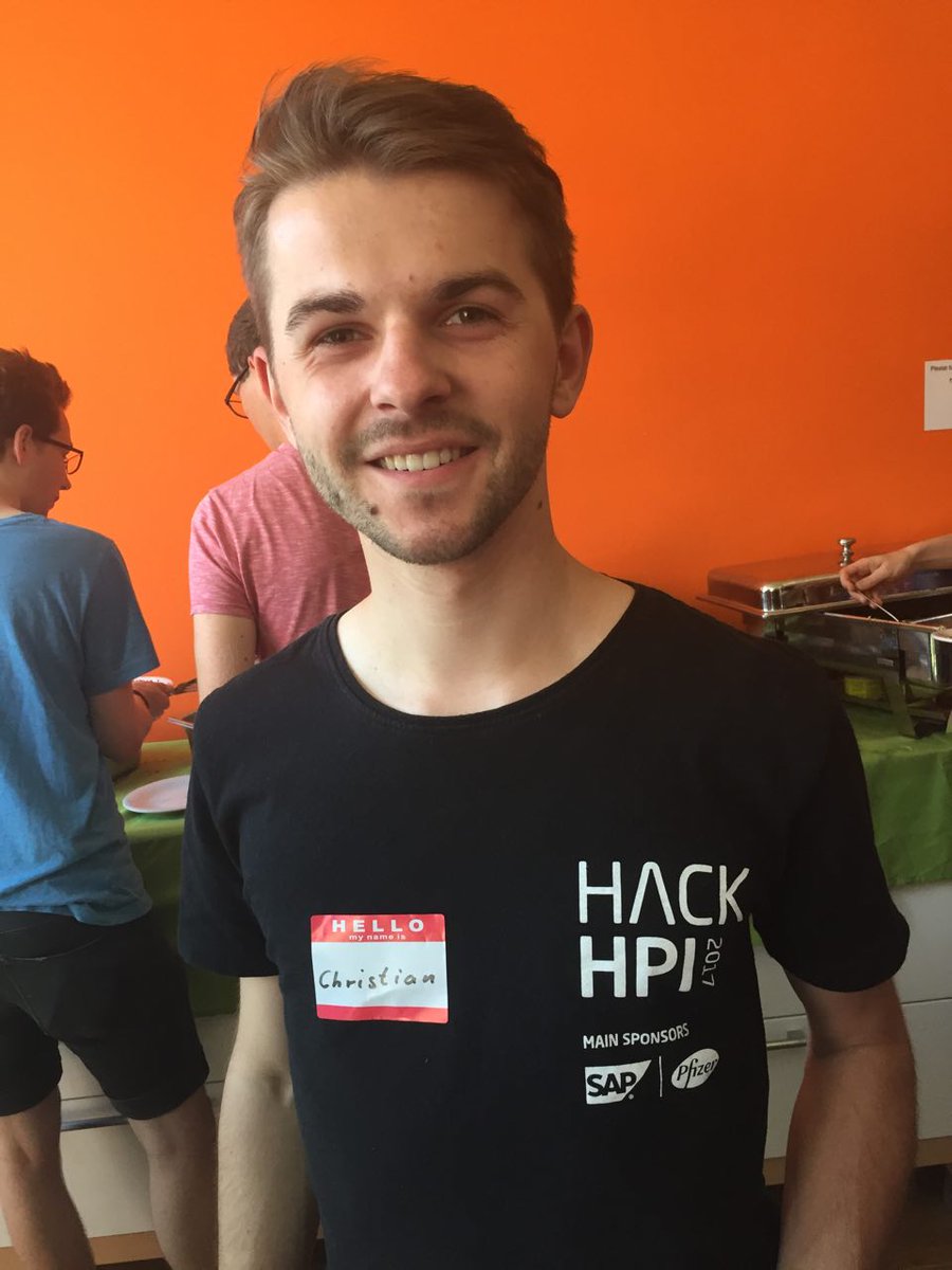 HackHPI's tweet photo. Yesterday we spotted a HackHPI super-fan!! ๐๐๐ป
#HackHPI https://t.co/UwkMyT5TIj