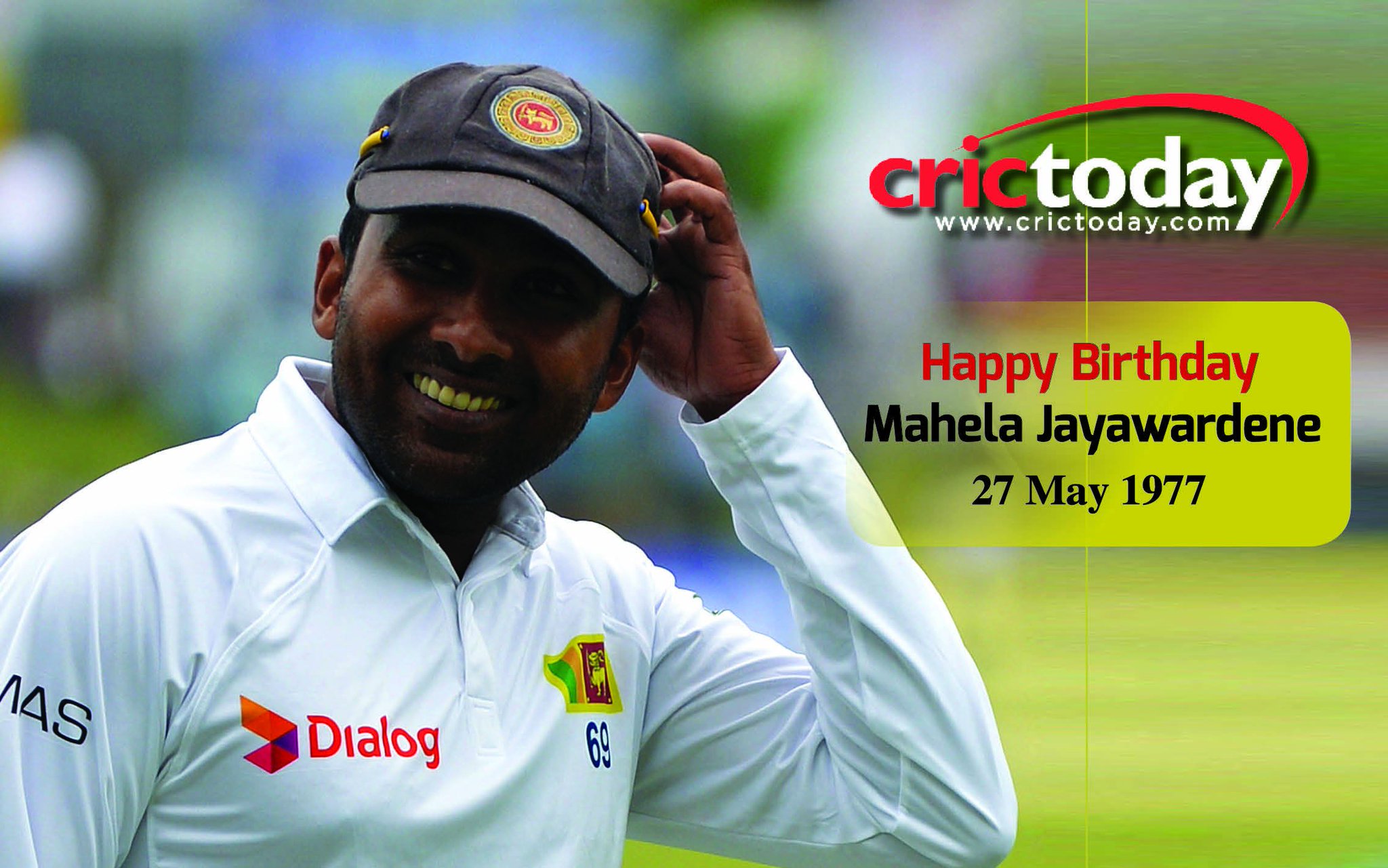 Happy Birthday Mahela Jayawardene 