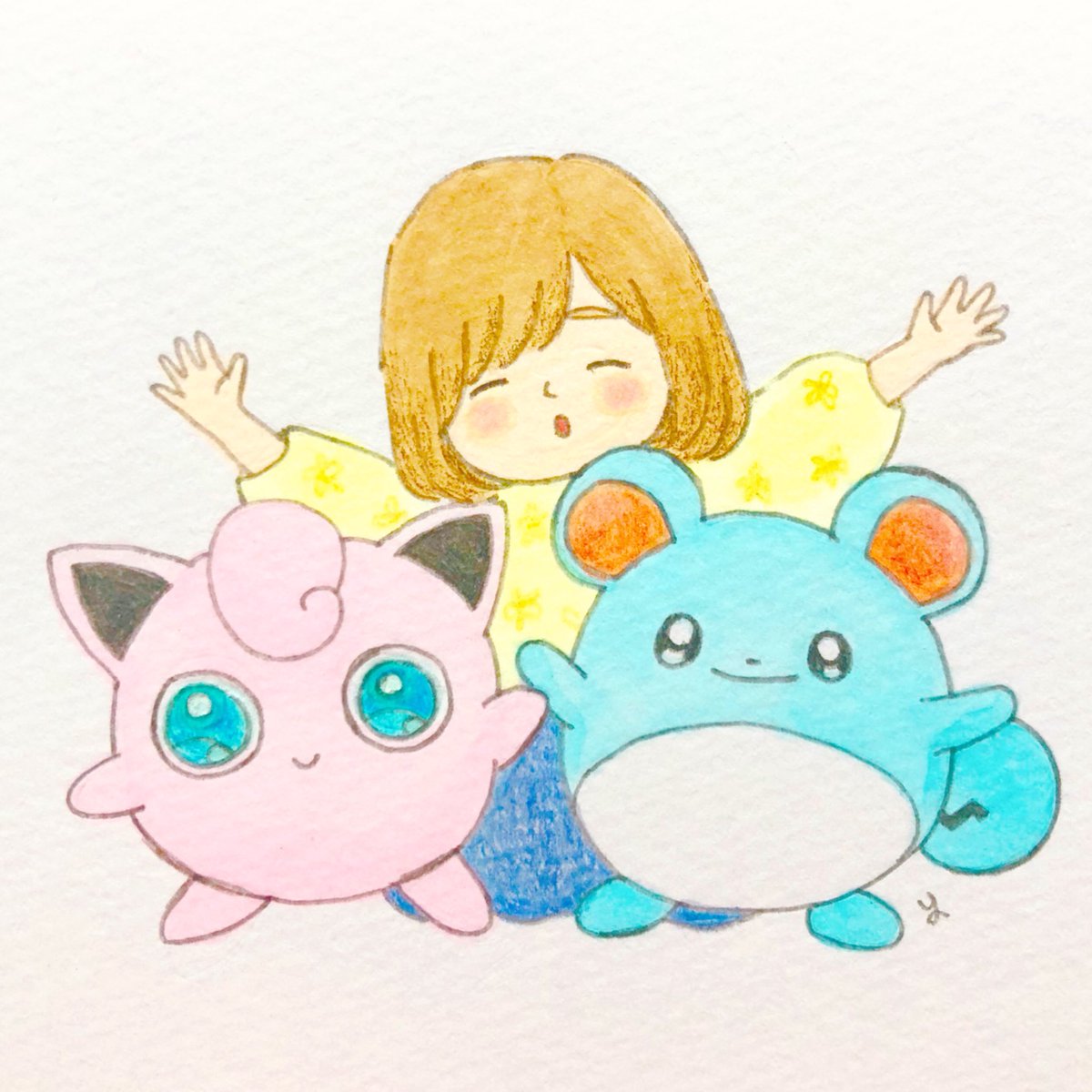 さゆい Poca Poca To V Twitter 最近またポケモンgoをはじめました 小学生の時に好きだったプリンとマリルを描きました ポケモン Pokemon ポケットモンスター イラスト Illust 絵描きさんと繫がりたい T Co vtr34pfw Twitter