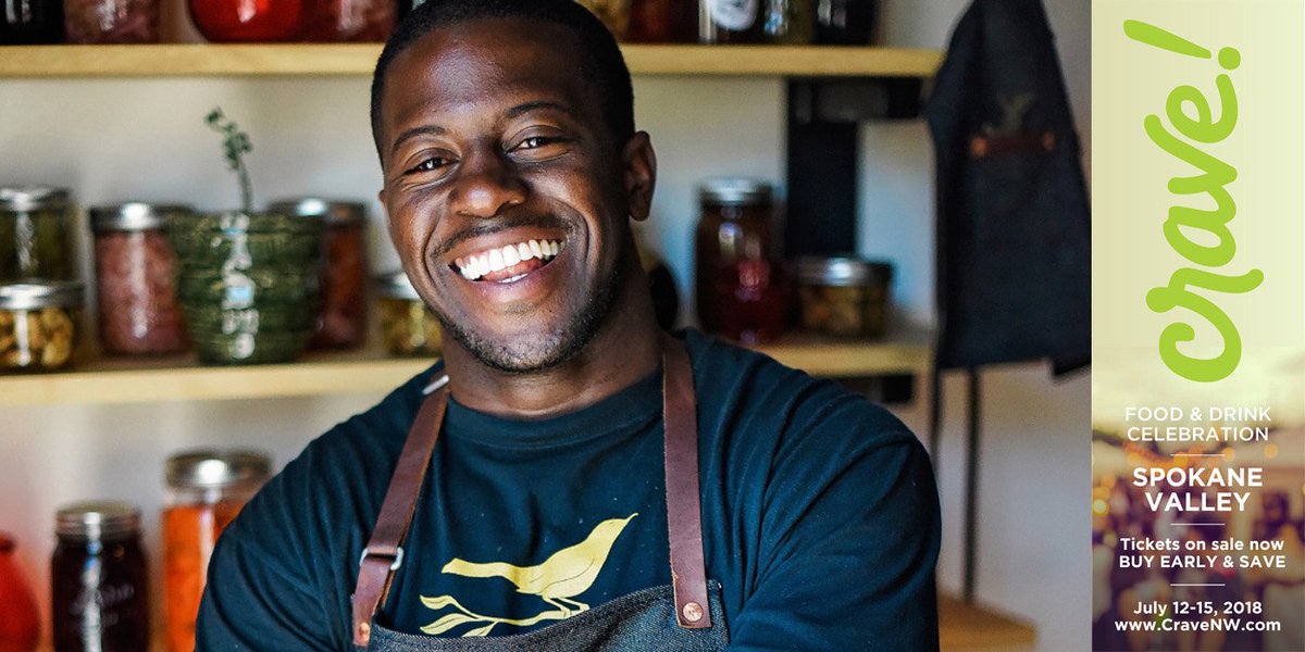 WHOA! Big news! 2 time, 2018 <a href="/beardfoundation/">James Beard Foundation</a> Winner, Edouardo Jordan, will be cooking with <a href="/AdamHegsted/">Adam Hegsted</a> at our next Crave Northwest Pop Up Event in the <a href="/MontvaleEvents/">MontvaleEventCenter</a> this coming Wednesday!!

Thanks to everyone who purchased tickets! Learn more: bit.ly/2xg4A74 #Spokane