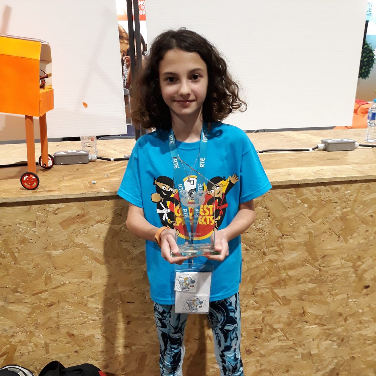 CoderdojoTurkey's tweet image. 🥇🌟🏆#coderdojoturkiye ile programlama ile tanışan 11 yaşındaki Ninjamız Selin Alara Örnek, @CoderDojo İrlanda tarafından Dublin’de gerçekleştirilen, dünyanın en büyük gençlik ve teknoloji etkinliği @coolestprojects ‘de donanım alanında 1.lik kazandı!! Tebrikler Selin! 💕🇹🇷🏆