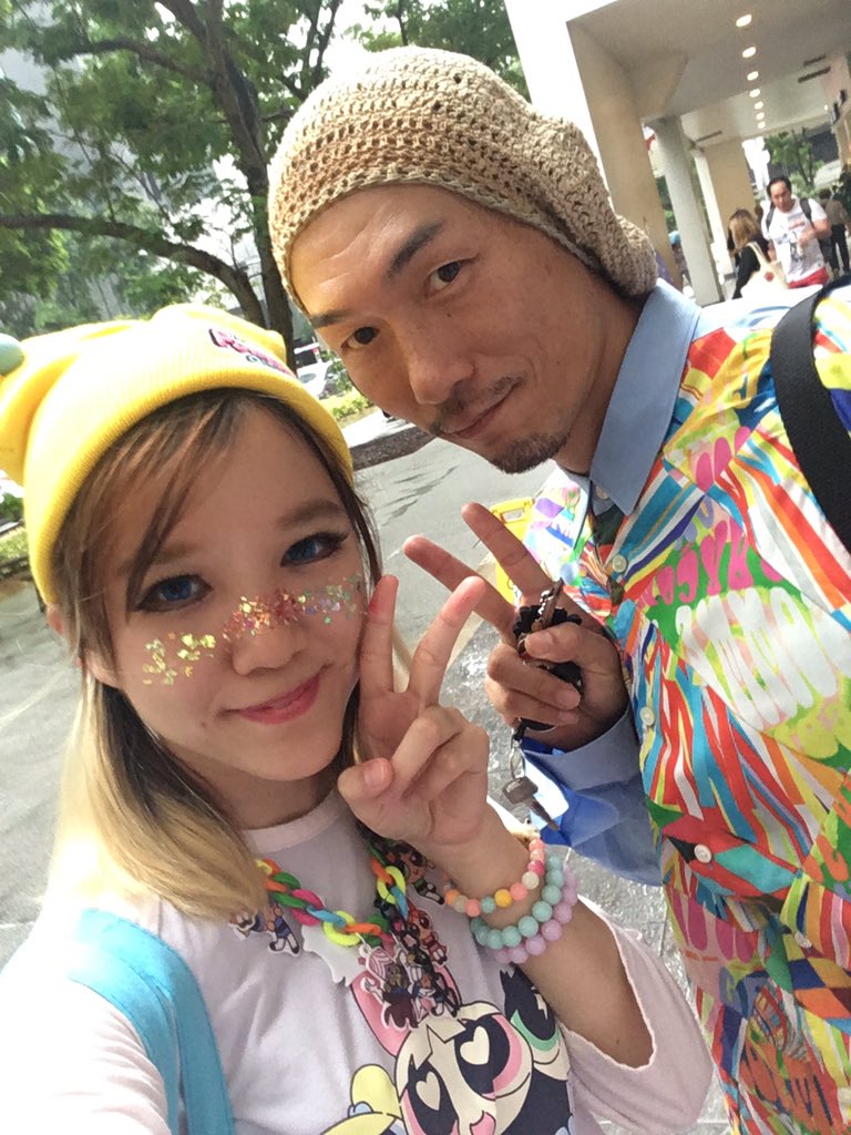 Coco Yu 26th Harajuku Fashion Walk Singapore Selfie With Noriaki San Hfwsg Powerpuffgirls Harajuku