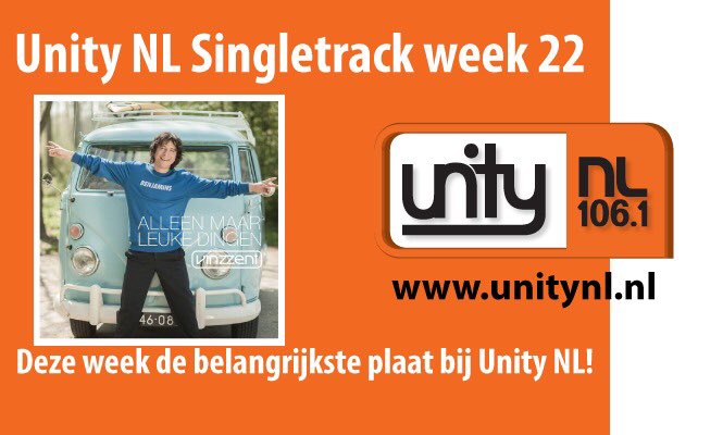 De <a href="/unitynl/">Unity NL</a> singletrack week 22 2018 : <a href="/VinzzentNL/">Vinzzent</a> - Alleen maar leuke dingen. Deze week de belangrijkste plaat bij Unity NL. unitynl.nl