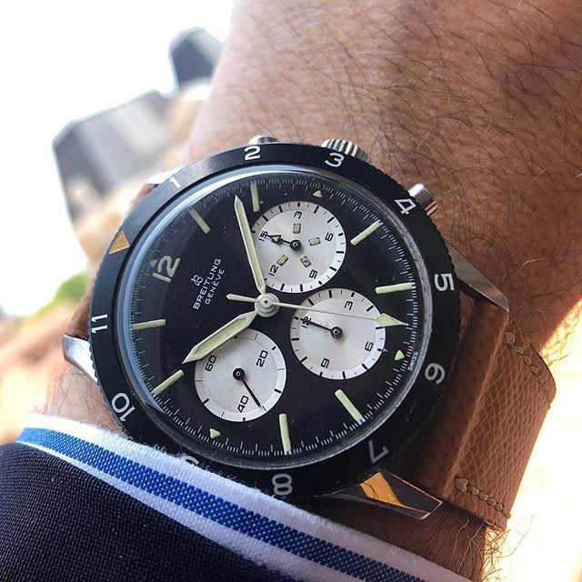 WatchFred_IG's tweet photo. #vintagechronograph ❤️
.
glorious weather for the @breitling_japan event in #Tokyo - #JeanClaude basking in the sun.
.
#vintagebreitling #copilot #legendaryfuture #aviparade #perfection 😍.
#watchesofinstagram #watchfam #watches #wristshot #watchfred #tw https://t.co/MNu5f11ZJp https://t.co/YSVEyhyLWR