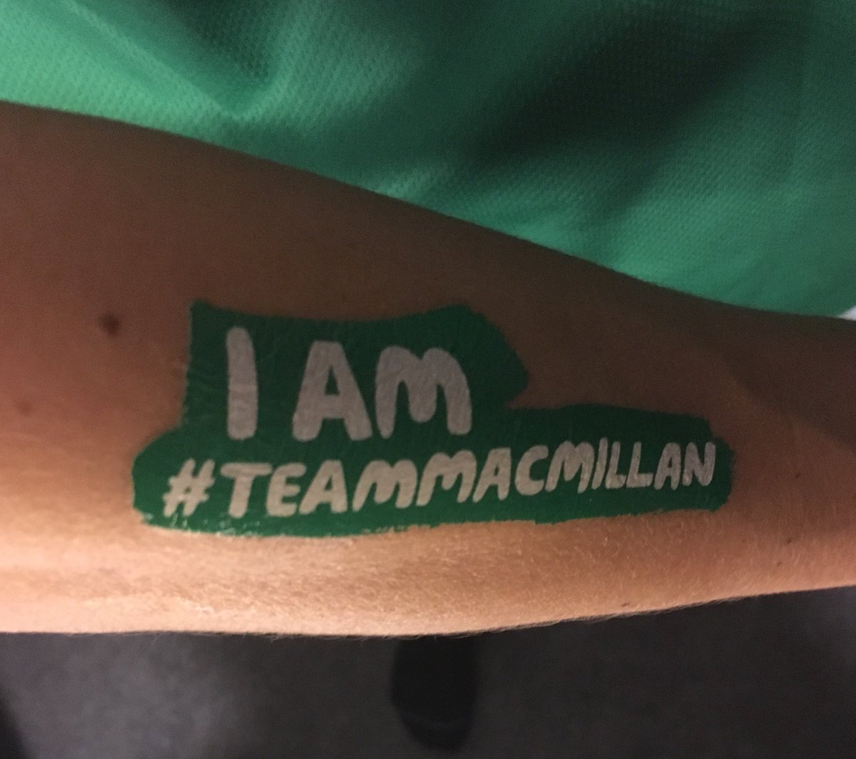 Tattoo is on. Here I come @teaammacmillan #edinburghhalfmarathon @MyPeakChallenge @SamHeughan @RunPeakerRun