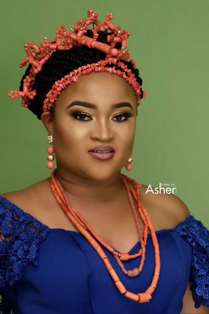 ArtistrybyAsher's tweet photo. Our Beautiful Edo princess. Congratulations @madamTHEmadam on your introduction ceremony. We are glad to be a part of the beautiful day. https://t.co/d3mtB6x9A9