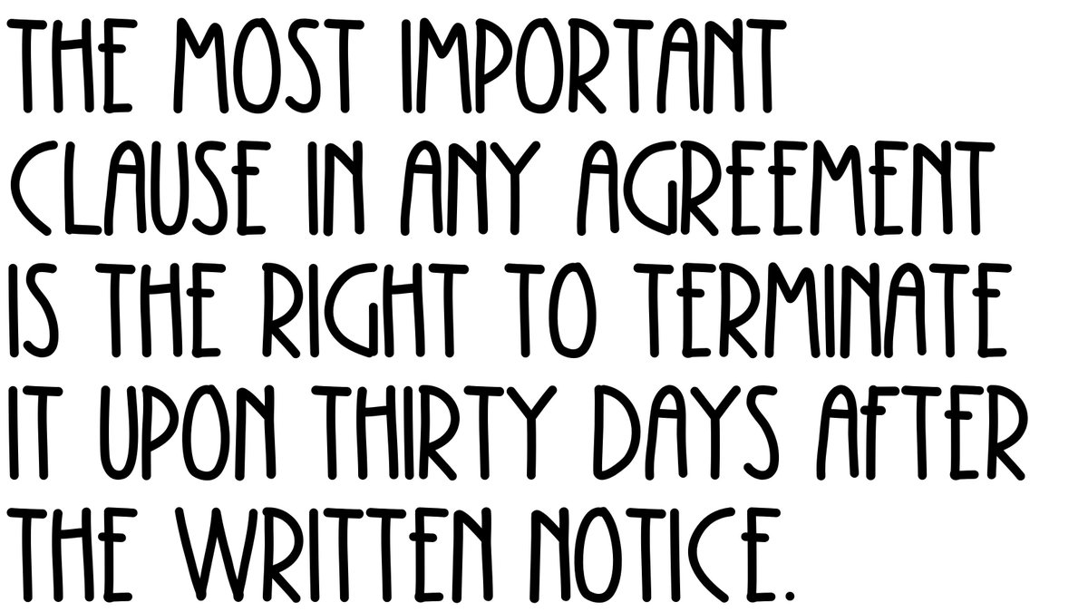 #terminate #agreement