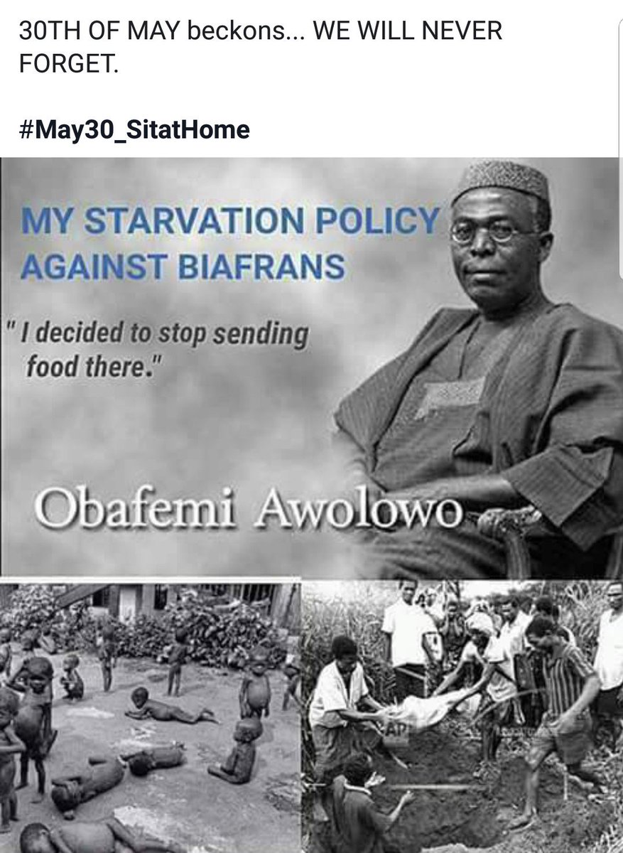 ATasteOfAfrica7's tweet photo. May 30th sit at home to honor Biafran Heroes &amp; Heroines #Genocide
#StopBiafraKillings
#SitAtHome
#BiafraHeroesDay
#WhereIsNnamdiKanu
#Forcedunity
#Freedom
#SelfDetermination
#IPOB
#SupportBiafraReferendum 
#FreeBiafra 
#WeRemember30thMay 
https://t.co/rvd9Wx7lEB https://t.co/qlFdqF1QtJ