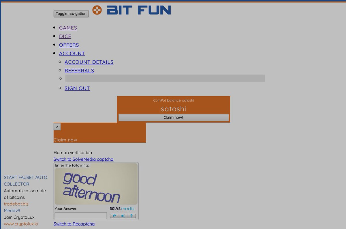 piatwz's tweet image. #bitfun
昨日からbitfunが不調で非常に繋がりにくいです。bonusbitcoinの方は問題ないのになー🤔