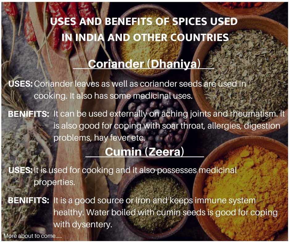 CafeVishala's tweet photo. Today's spice
#IndianSpice #Flavors #Tasty #Good4Health #Benifits
Stay tuned to know more benefits of Spices . https://t.co/oJJQaGbJ8M