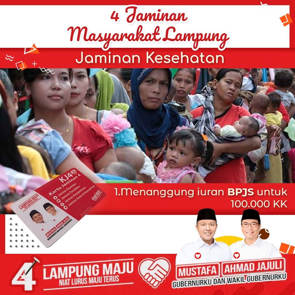 YogaKomara4's tweet photo. Kartu Jaminan 4 bakal menanggung iuran BPJS bagi 100.000 KK. Mantap gak tuh.!!!! #KJ4LampungTetapDihati
#KJ4selaludihati https://t.co/g5DcAGsBI2