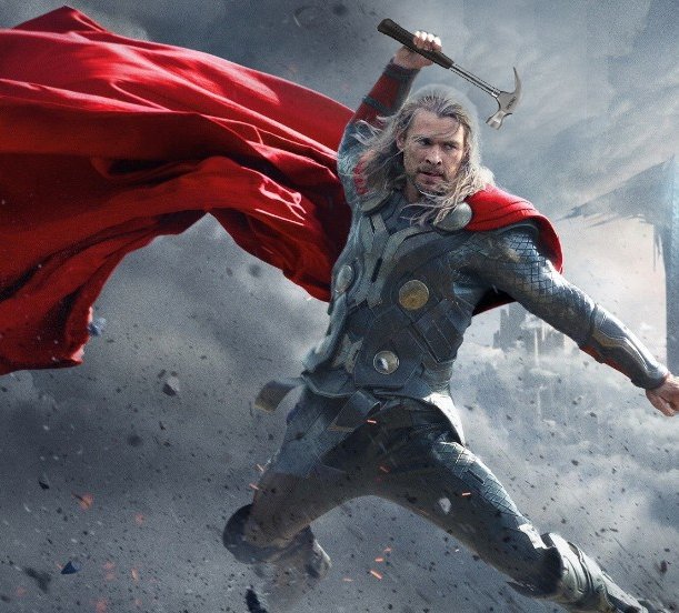 Thor with a normal hammer 😂