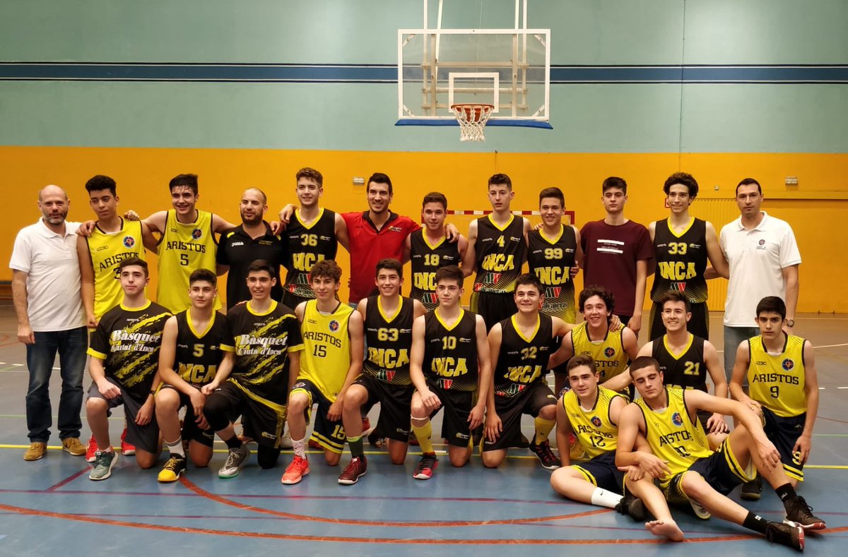 ciutatdinca's tweet photo. Cadete MAS Dijous Bo Citroën @SaezTorrens 52-78 @BasketAristos Partido en el que la falta de acierto de los de Inca y la superioridad física de los locales, a partir del descanso ha dado la victoria al equipo de Madrid. https://t.co/T8lTdD3PnO