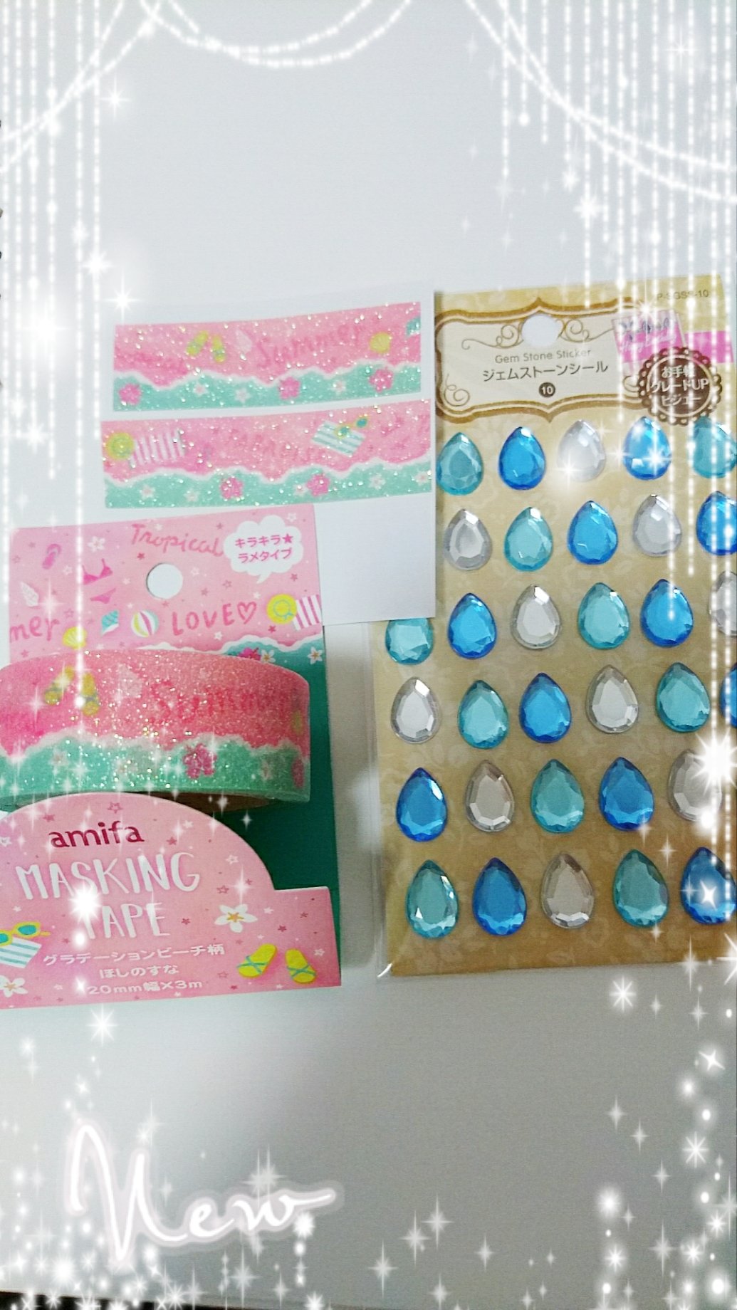 טוויטר もちえ בטוויטר セリアで Amifa グラーデーションビーチ柄ほしのすな ドゥ ベスト Pジェムストーン シール10 ドロップ をゲット マステはかなりラメが入っていて可愛い 雫シールは色々使えそう セリア マステ T Co 2rvtzuov5g